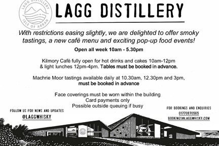 Lagg & Lochranza Tastings Sept 2020