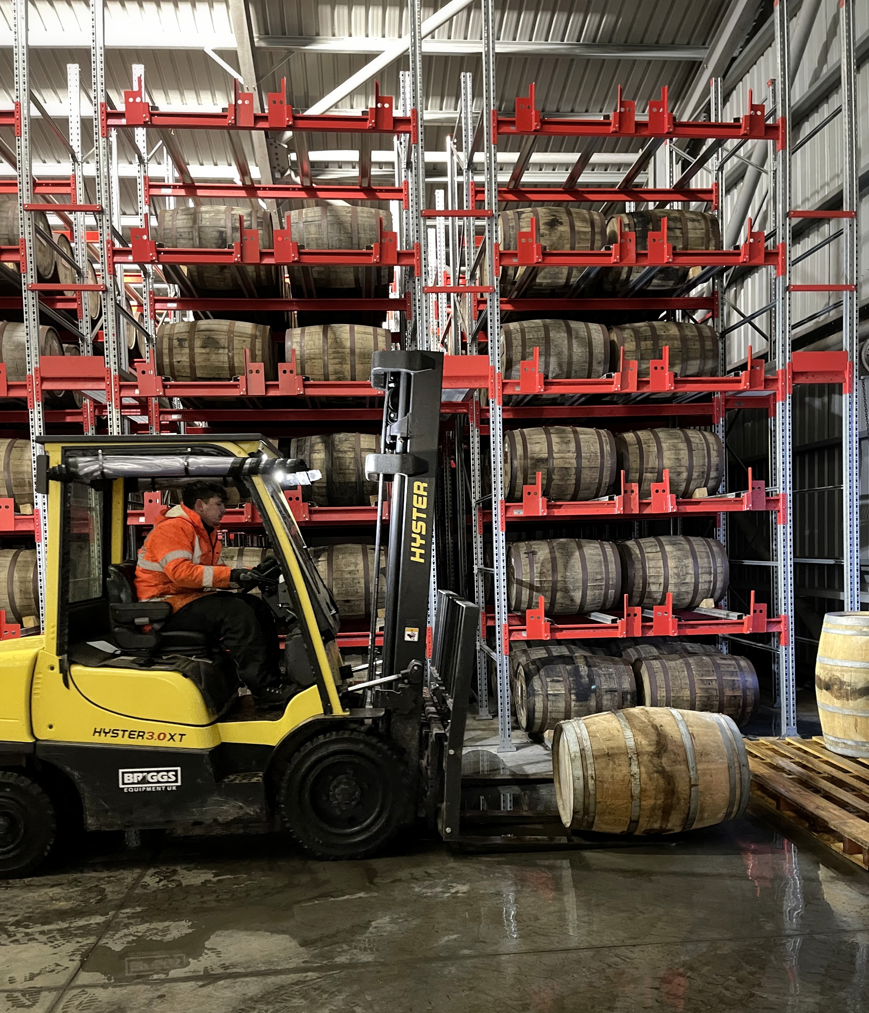 Calvados Lagg Barrels to Warehouse