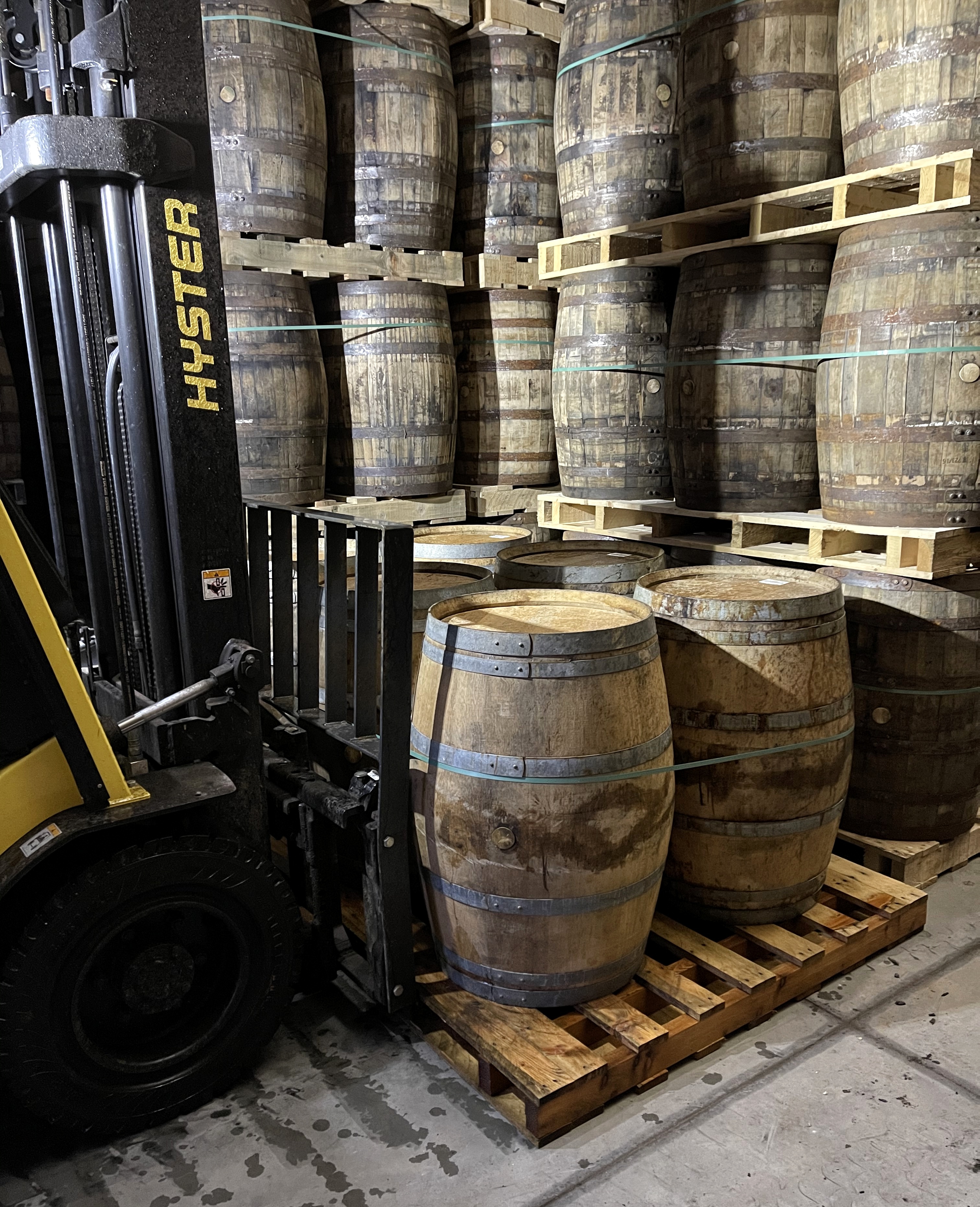 Calvados Lagg Pallet in Warehouse