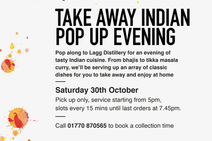 Take Away Indian Pop Up Advert