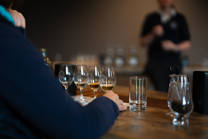 A tasting at Lagg Distillery, Distillery of the Year 2023