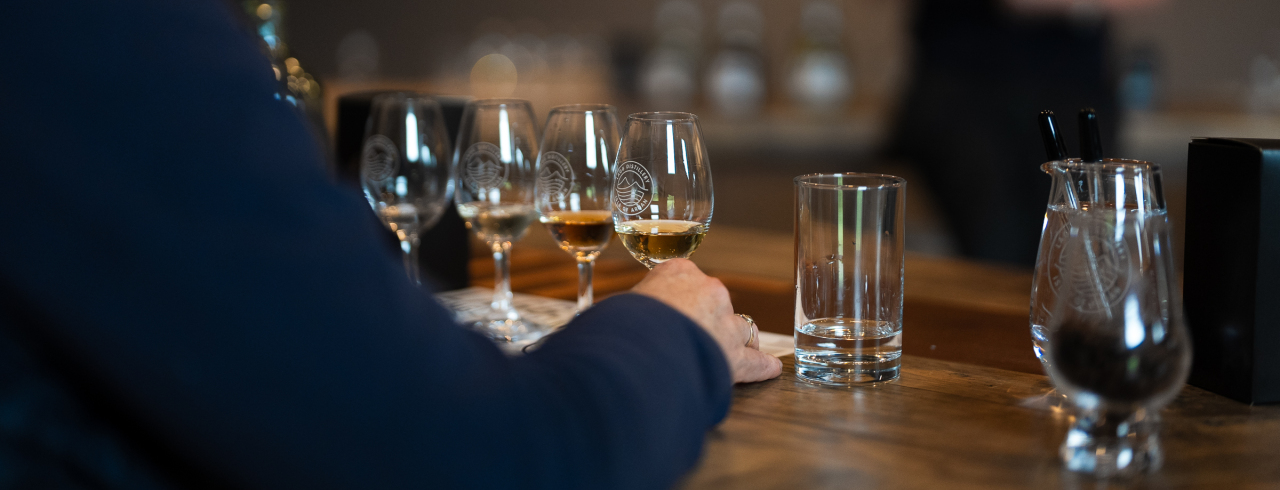 A tasting at Lagg Distillery, Distillery of the Year 2023