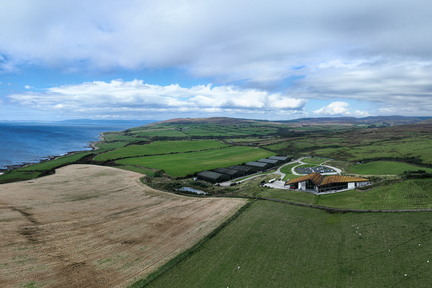 The beautiful surroundings of Lagg Distillery, Distillery of the Year 2023.