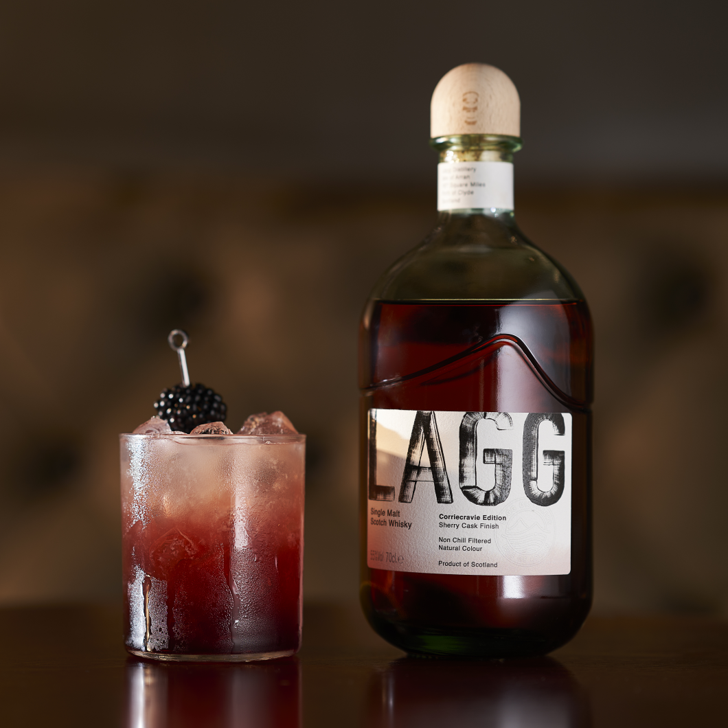 Bonfire bramble cocktail